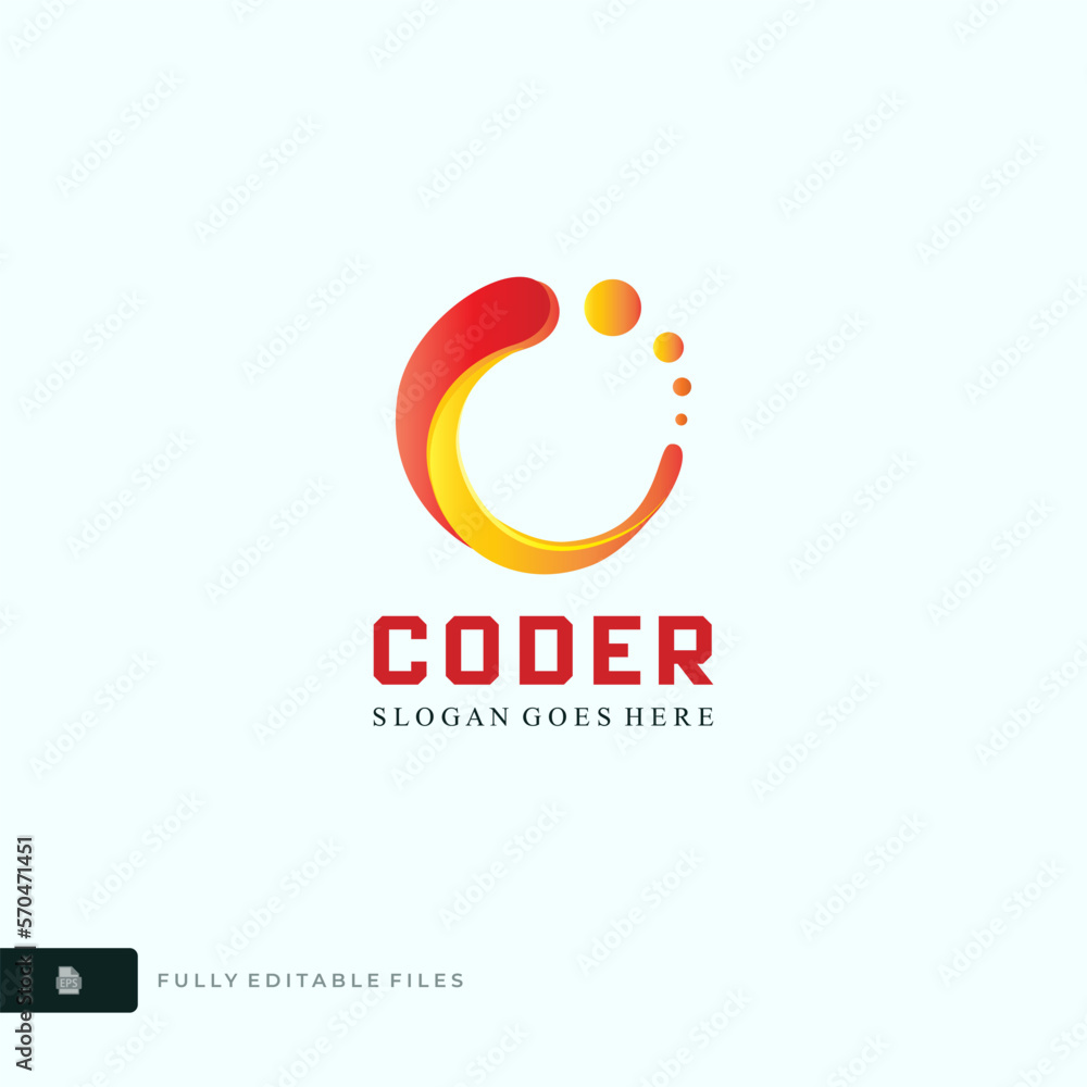 modern abstract logo isolated with white background. modern abstract logo isolated with white background.