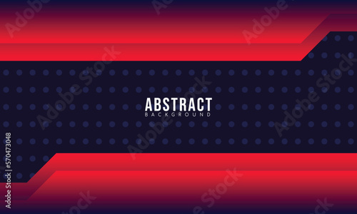 Modern Frame Red Gradient Abstract Geometric Background. Wallpaper Vector Eps 10