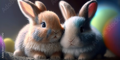 Cute baby rabbits