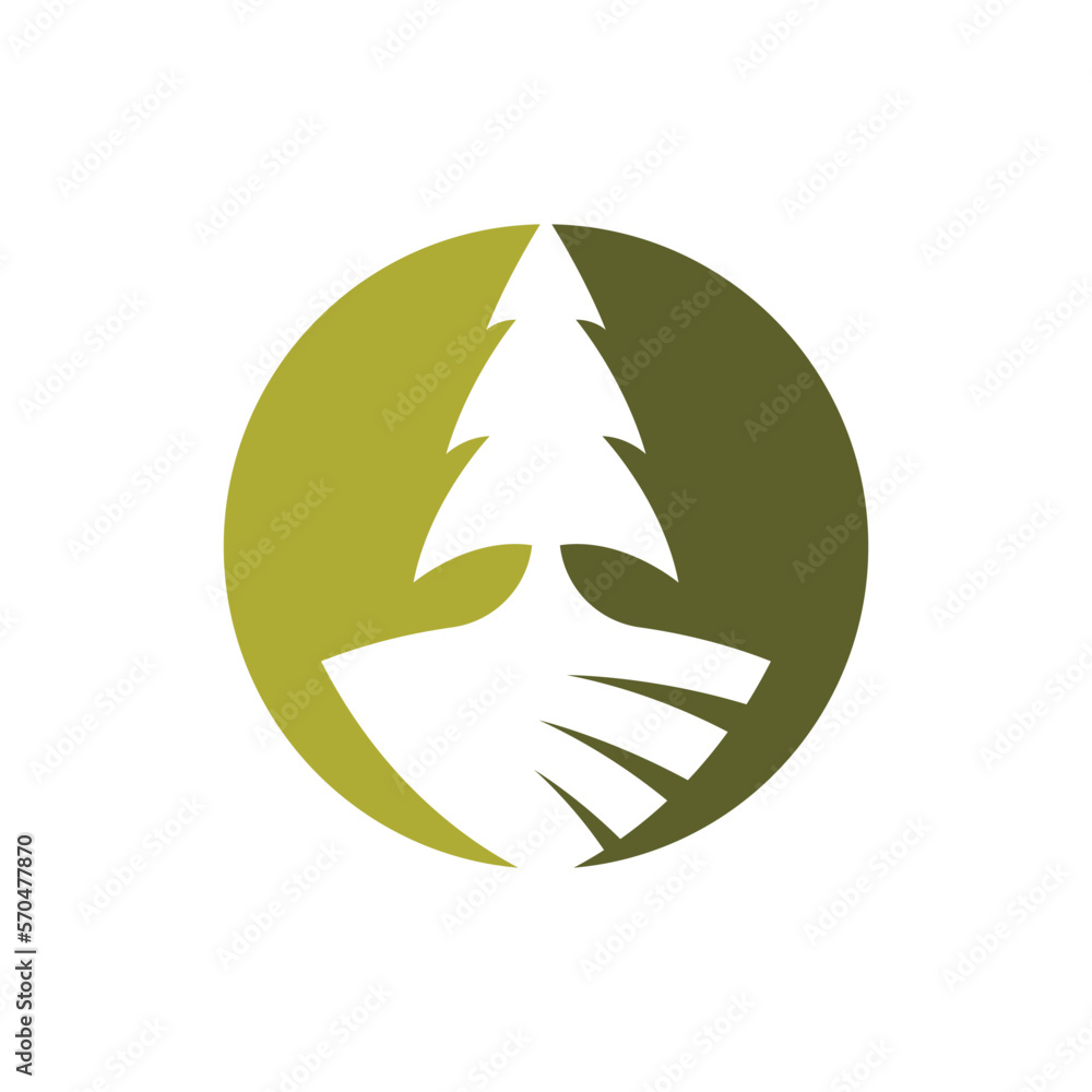 Pine tree logo images illustration Pine tree logo images illustration