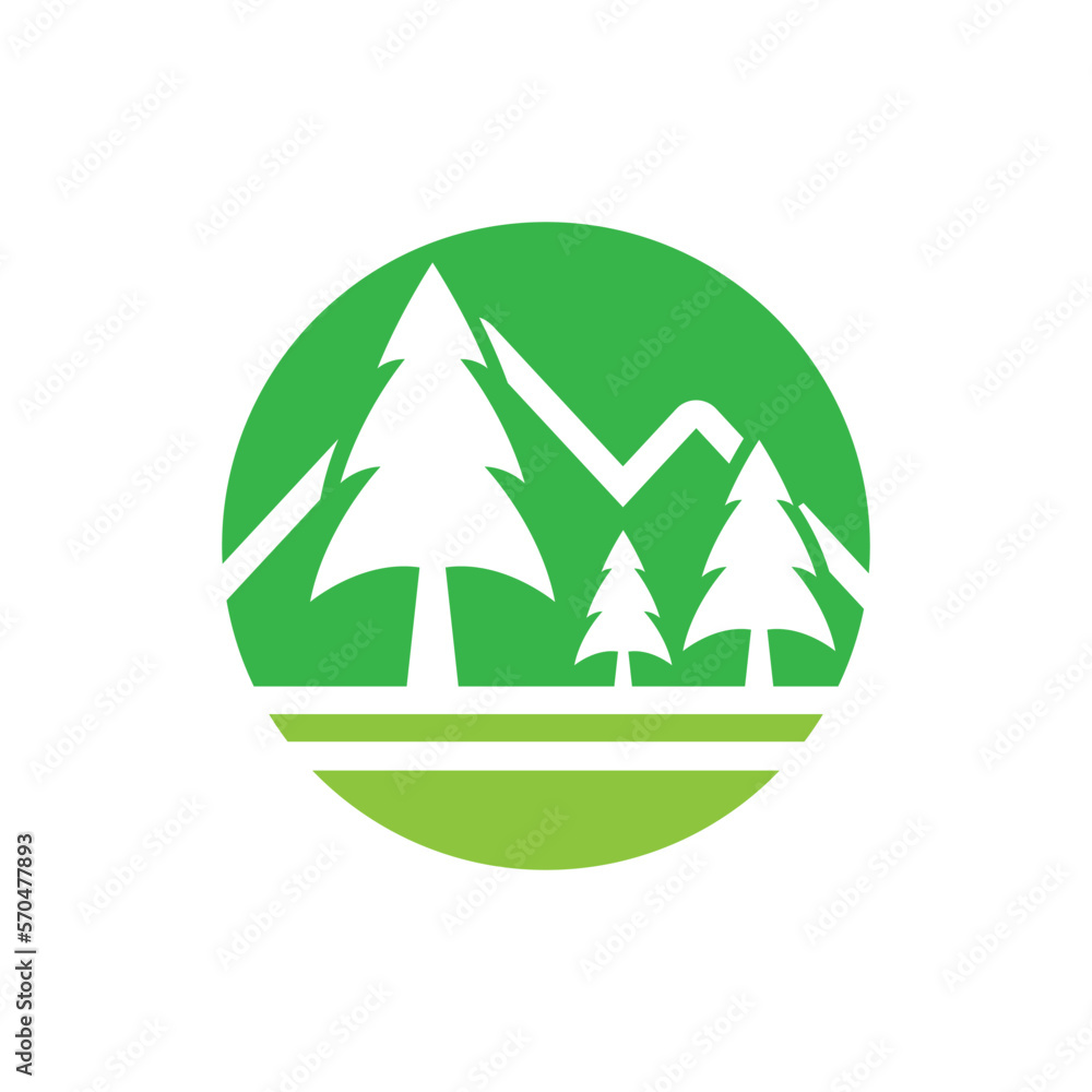Pine tree logo images illustration Pine tree logo images illustration