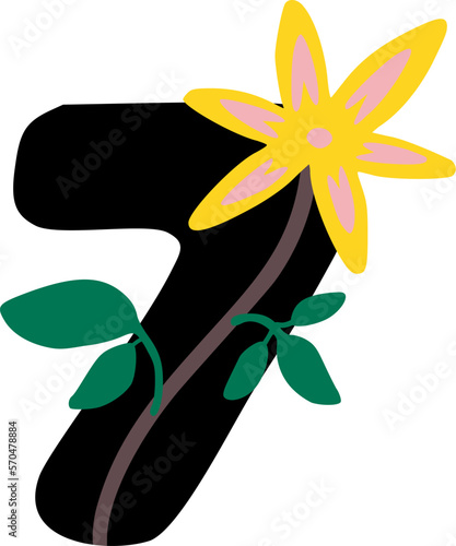 Spring Bloom Flower Number 7