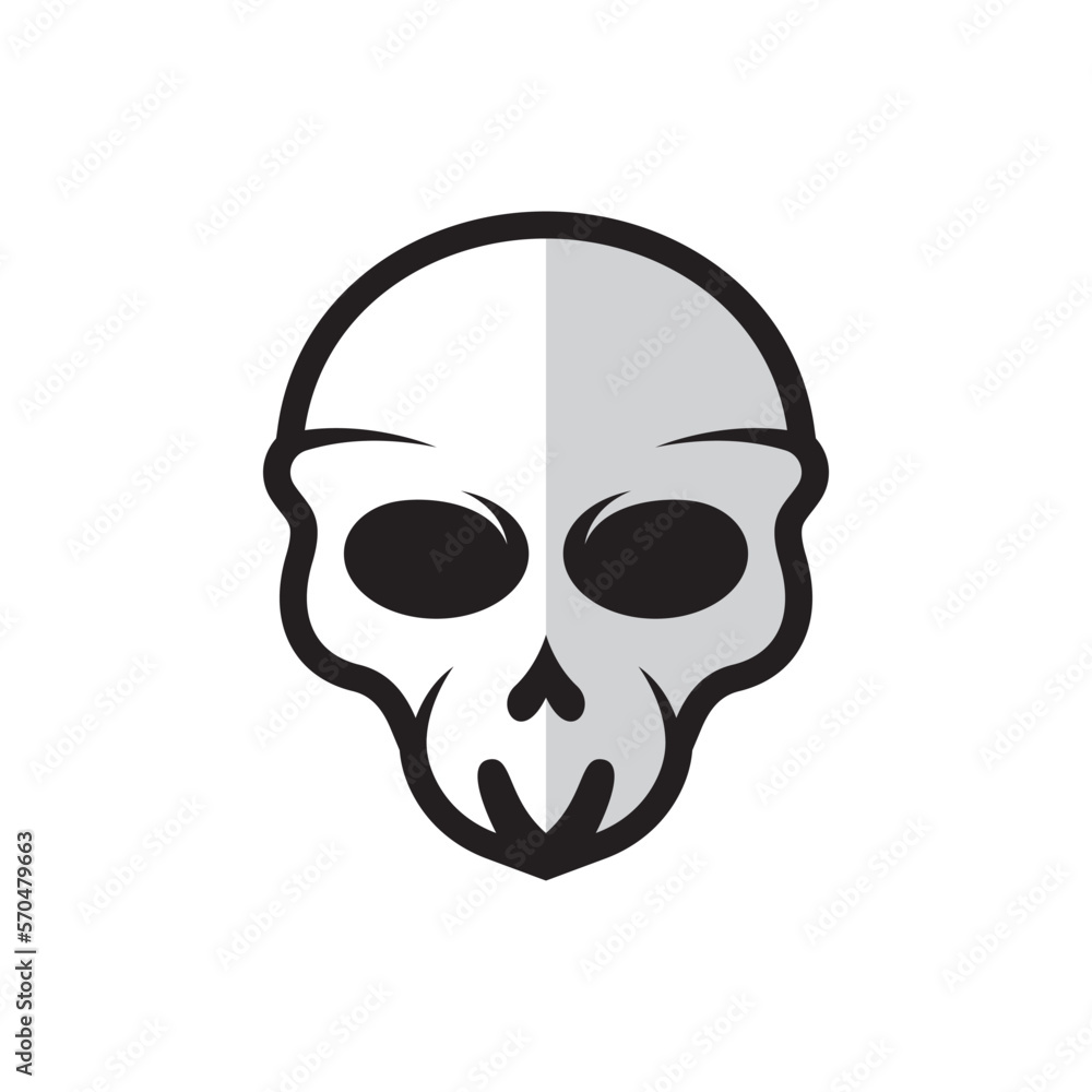 Skull logo images illustration Skull logo images illustration