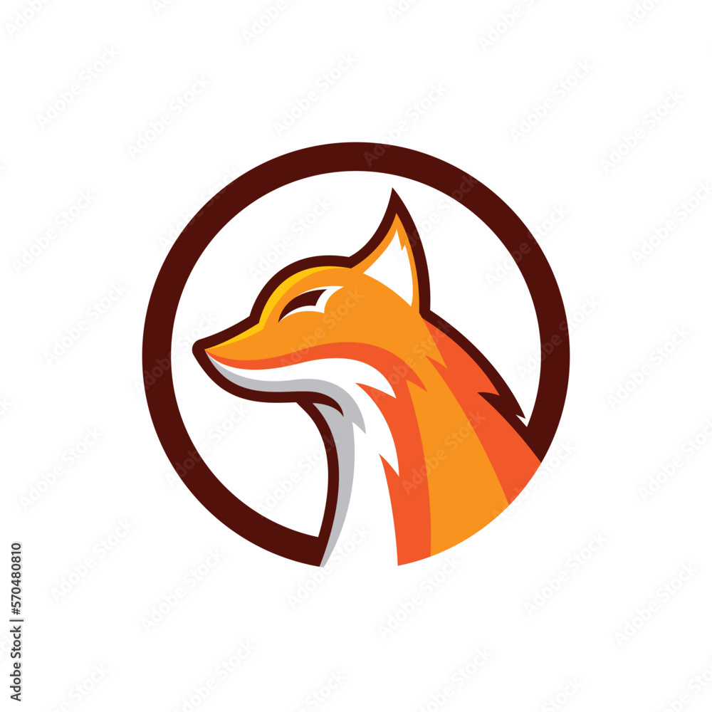 Obraz premium Fox logo images illustration