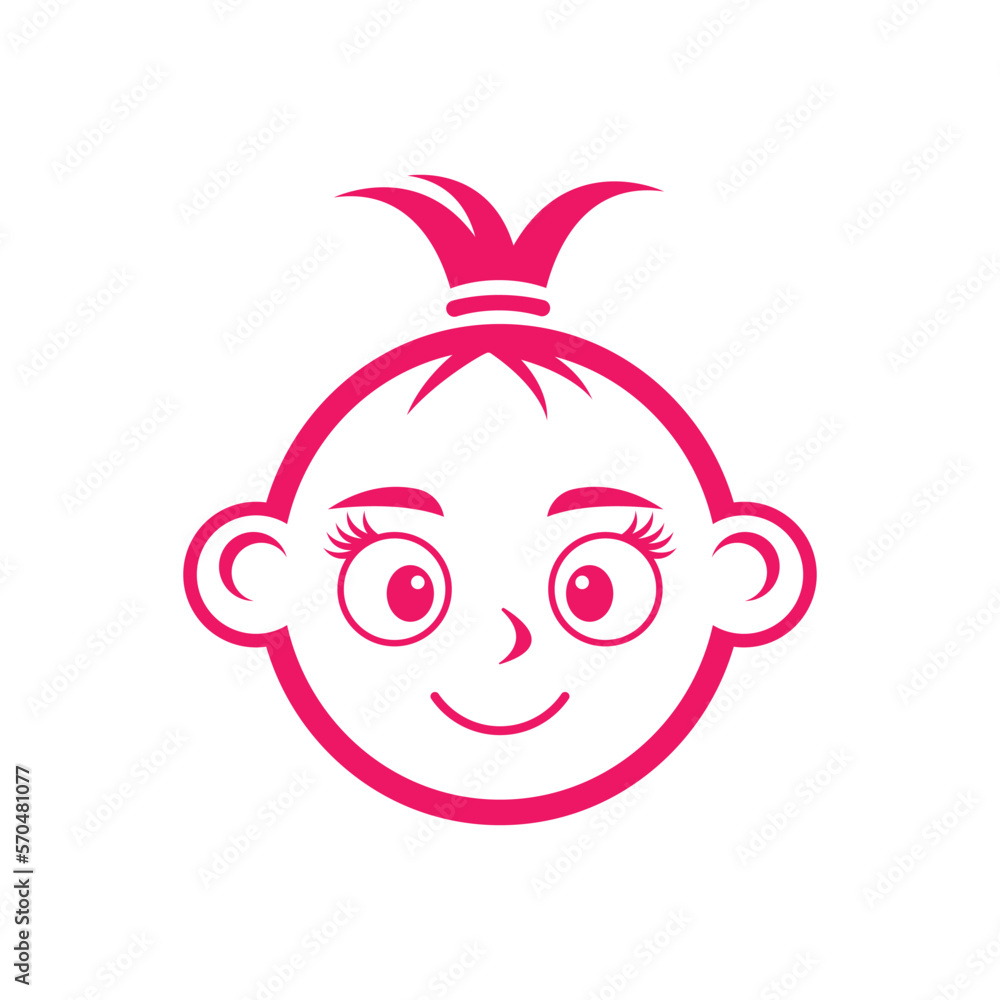 Baby logo images illustration Baby logo images illustration