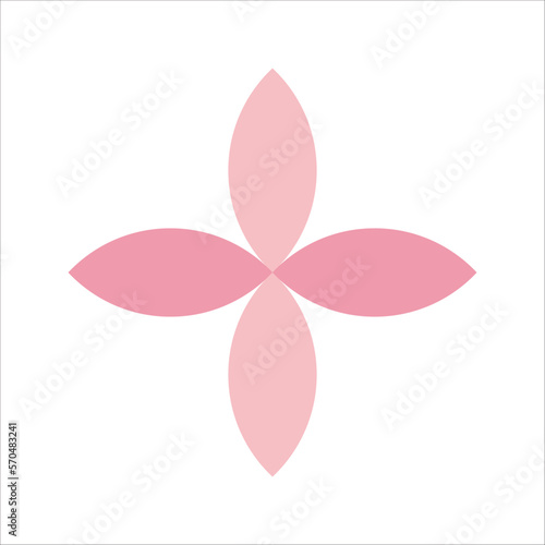 Pink Flat Mosaic Geometric