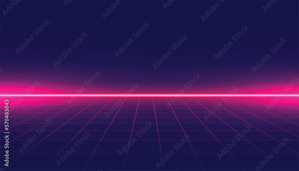 digital cyber grid lines geometric wallpaper with laser light