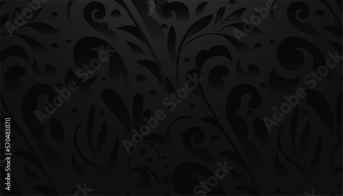 indian lace embroidery dark black floral border for fashionable