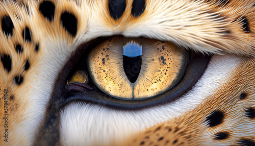 Vulnerable animal - Cheetah eye closeup © Kat