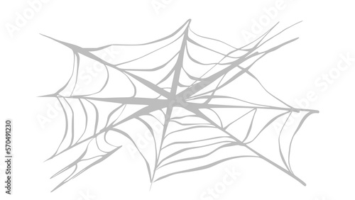Spider webs element horror and sticker art