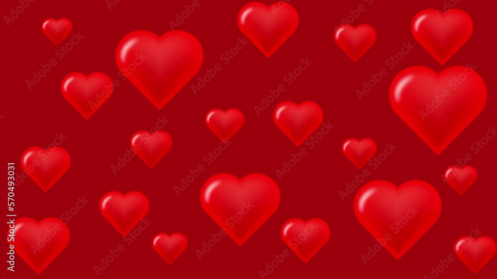 Valentine days theme love heart animation Valentine days theme love heart animation