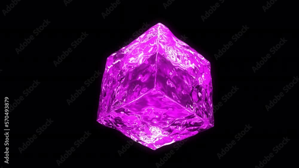 purple crystal loop background alpha