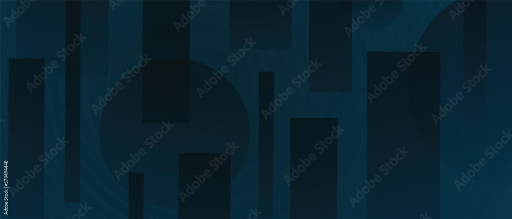 Dark blue geometric abstract background with black shapes Dark blue geometric abstract background with black shapes