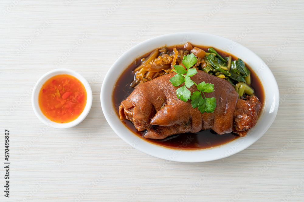 Stewed Pork Knuckle or Stewed Pork Leg Stewed Pork Knuckle or Stewed Pork Leg