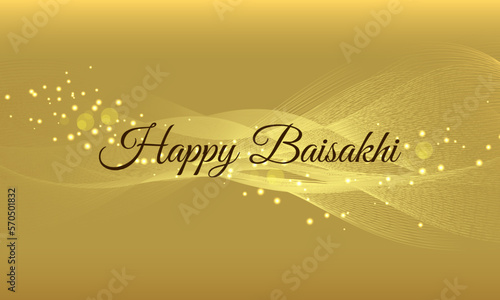 Vector illustration for happy Baisakhi, Indian punjabi festival with festival theme elements