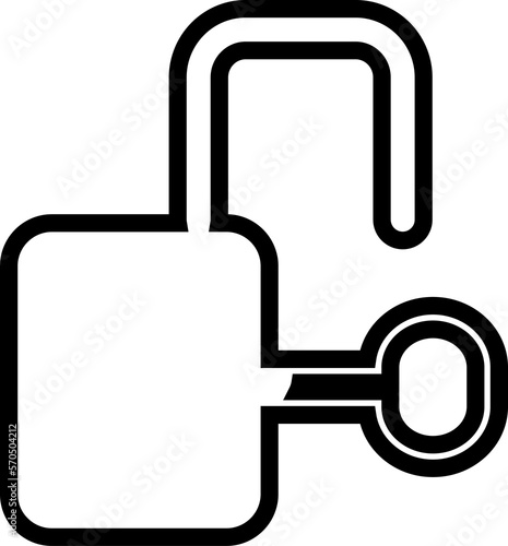 Key lock securities save silhouette icon for decorative background web