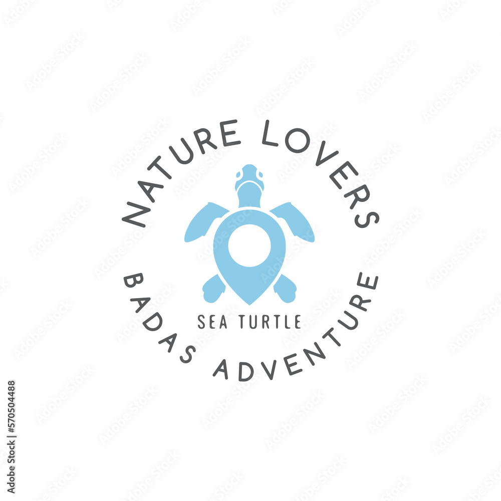 sea turtle creative wildlife nature tropical animal underwater tortoise logo design abstract vector illustration sea turtle creative wildlife nature tropical animal underwater tortoise logo design abstract vector illustration