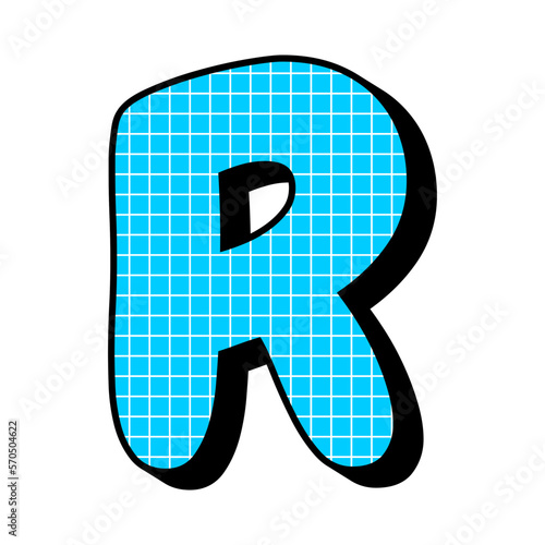 90s Geometric Logo Letter Line