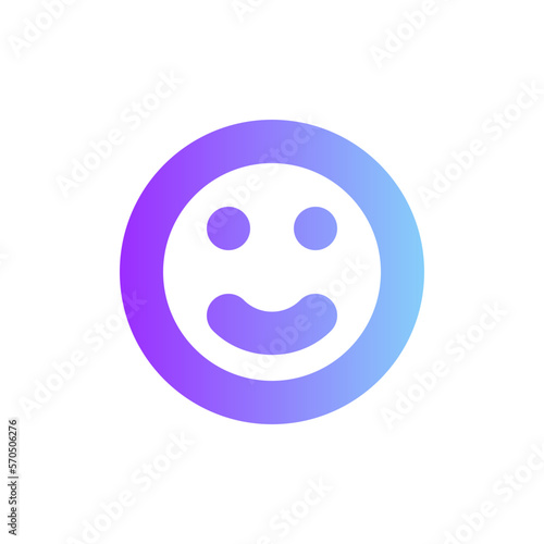 happy gradient icon