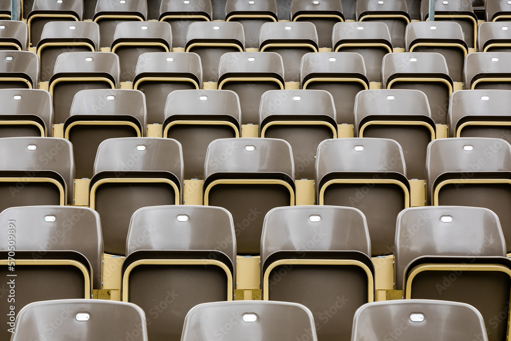 Obraz premium empty stadium seats