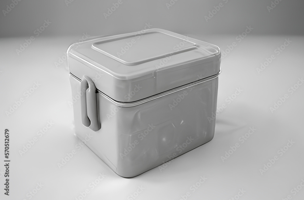 Empty box artificial ai illustration Empty box artificial ai illustration