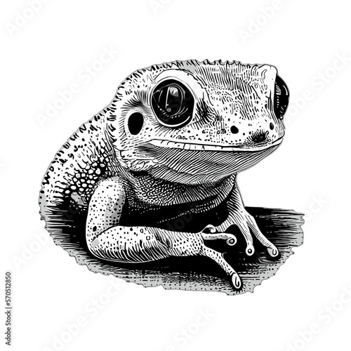 Lizard gecko illustration artwork vector graphic, cute geckos vectorized