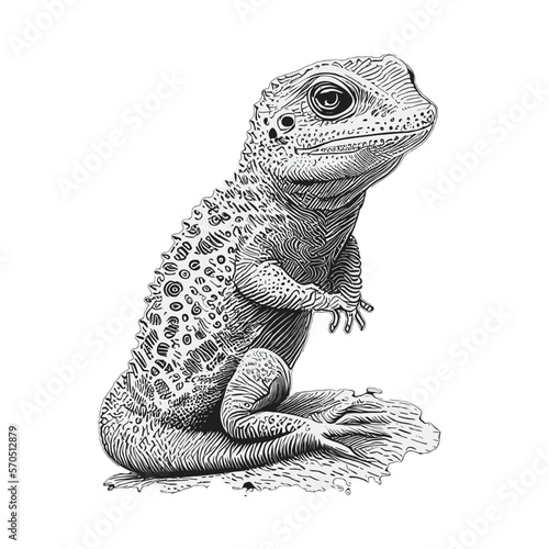 Lizard gecko illustration artwork vector graphic, cute geckos vectorized