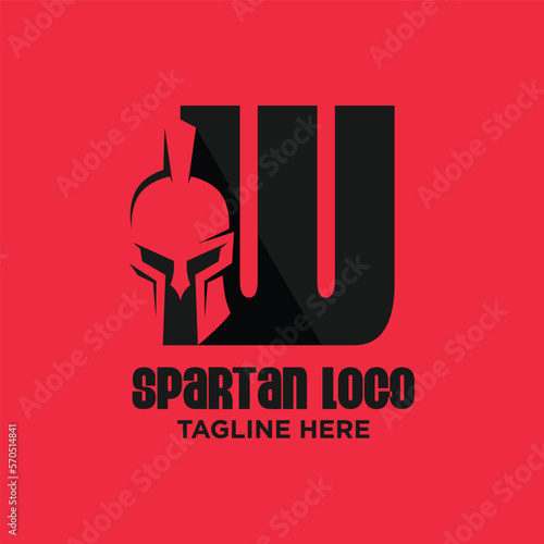 Letter W Spartan Logo Design Template Inspiration, Vector Illustration.