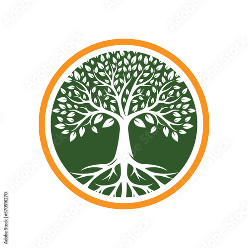 Tree logo images design