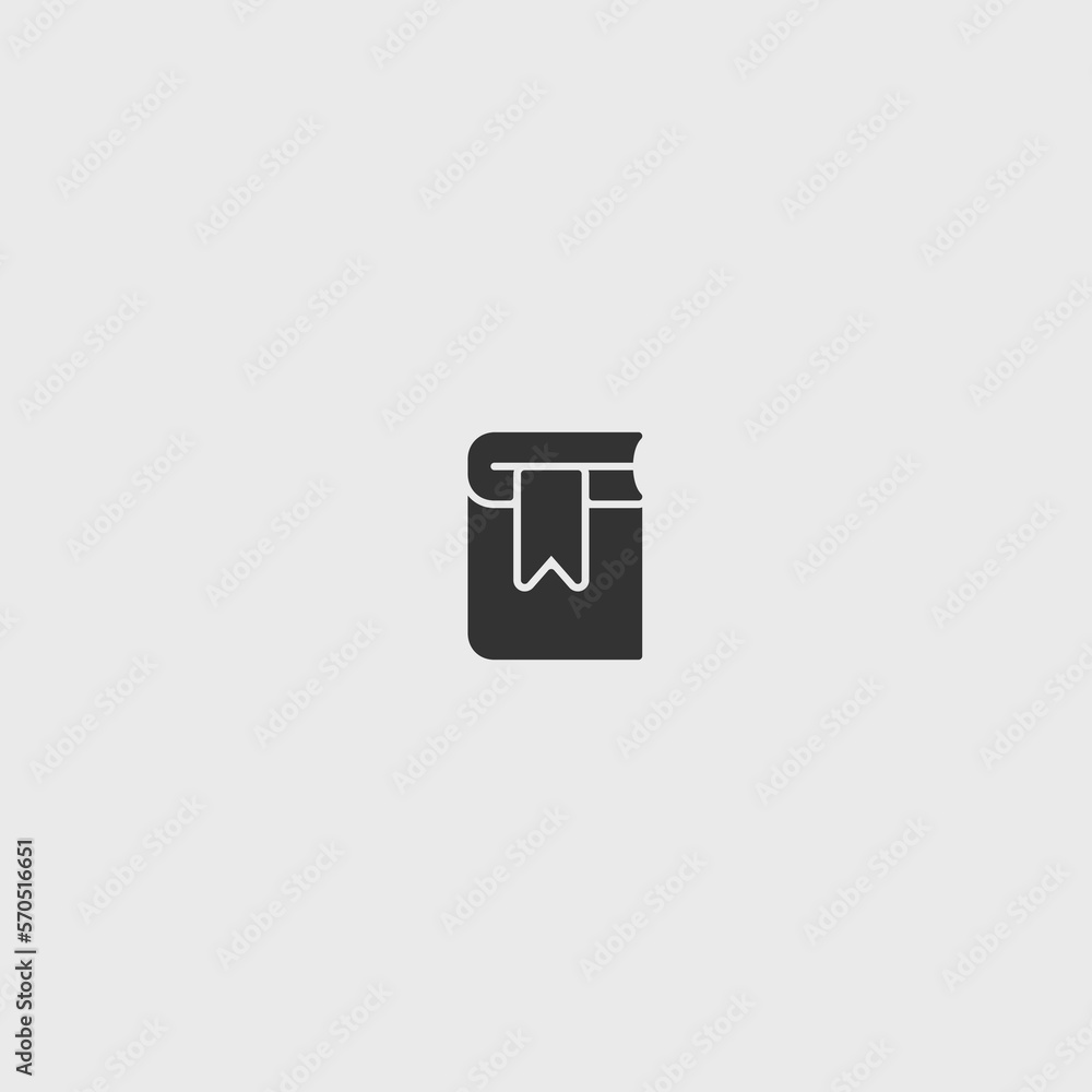 Bookmark solid art vector icon isolated on white background. filled symbol in a simple flat trendy modern style for your website design, logo, and mobile app Bookmark solid art vector icon isolated on white background. filled symbol in a simple flat trendy modern style for your website design, logo, and mobile app