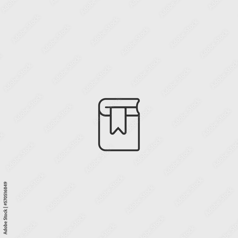 Bookmark solid art vector icon isolated on white background. filled symbol in a simple flat trendy modern style for your website design, logo, and mobile app Bookmark solid art vector icon isolated on white background. filled symbol in a simple flat trendy modern style for your website design, logo, and mobile app