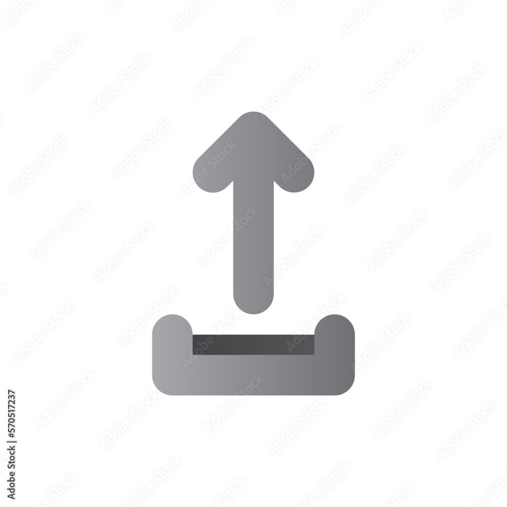 upload two tone gradient icon upload two tone gradient icon