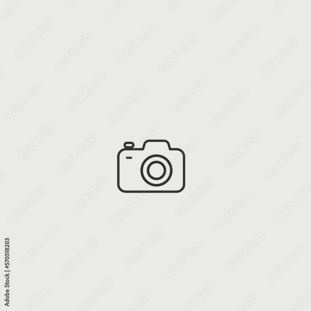 Camera solid art vector icon isolated on white background. filled symbol in a simple flat trendy modern style for your website design, logo, and mobile app Camera solid art vector icon isolated on white background. filled symbol in a simple flat trendy modern style for your website design, logo, and mobile app