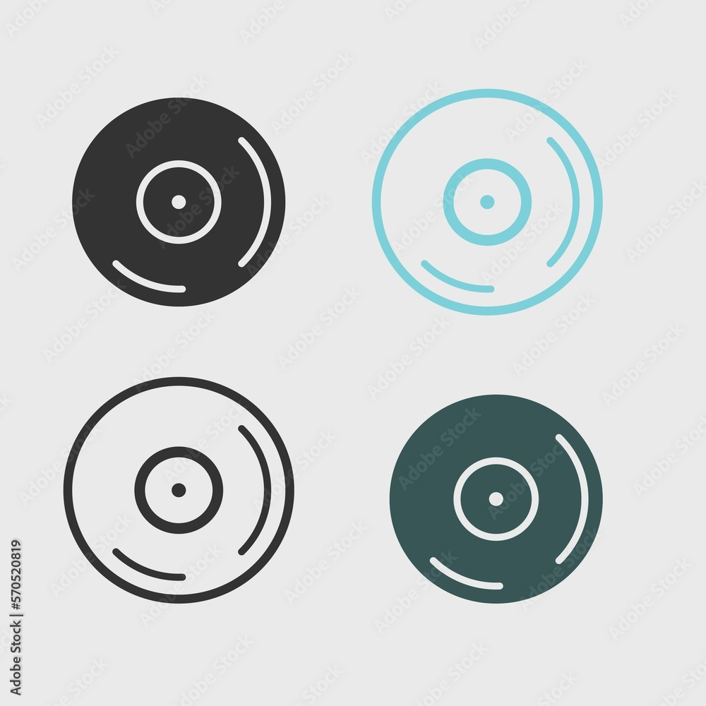 Compact Disc solid art vector icon isolated on white background. filled symbol in a simple flat trendy modern style for your website design, logo, and mobile app Compact Disc solid art vector icon isolated on white background. filled symbol in a simple flat trendy modern style for your website design, logo, and mobile app