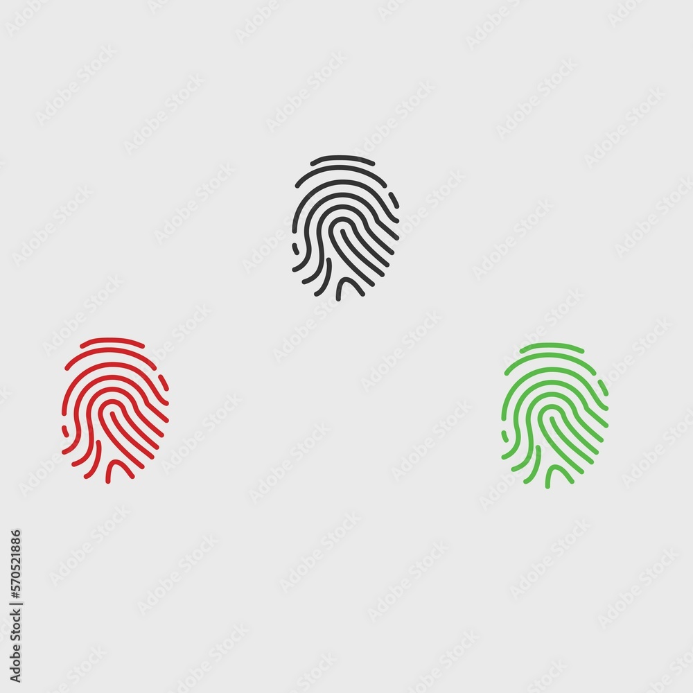 Finger Print solid art vector icon isolated on white background. filled symbol in a simple flat trendy modern style for your website design, logo, and mobile app Finger Print solid art vector icon isolated on white background. filled symbol in a simple flat trendy modern style for your website design, logo, and mobile app
