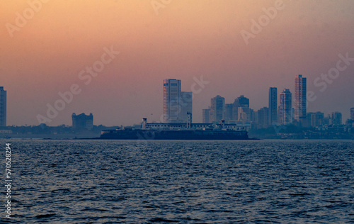 sunset over city © vijit