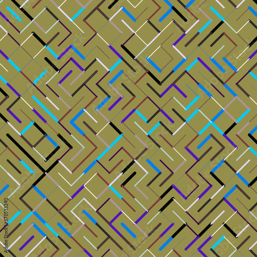 Color rotated lines background abstract illustration