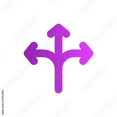 directions gradient icon