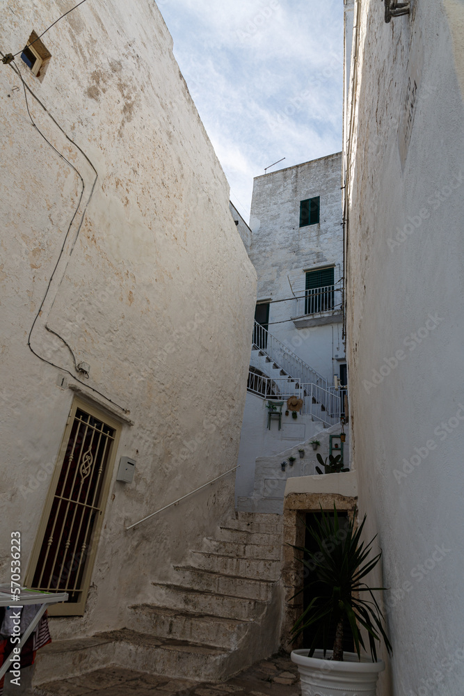 Fototapeta premium Stair to the house in the city of Castellaneta