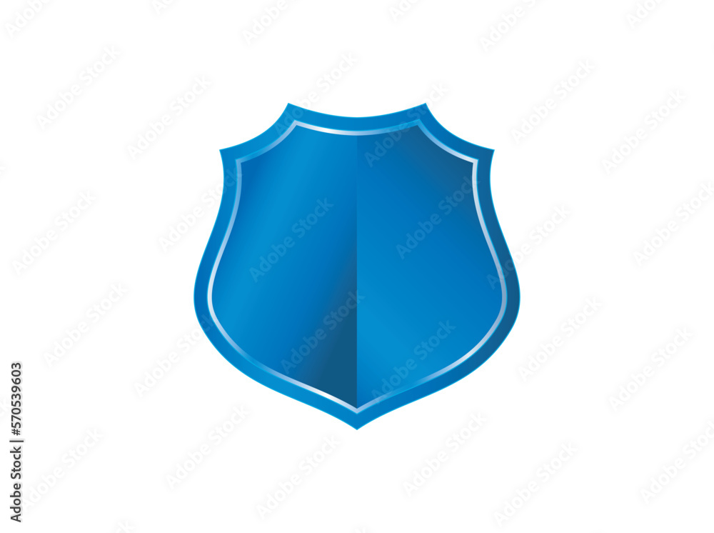 shield logo inblue bright colors, perfect for defence and protection concepts. insurance company logo design template and brand.