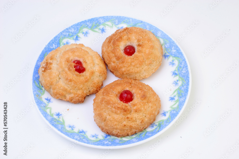 Delicious Biscuits on plate photography Delicious Biscuits on plate photography