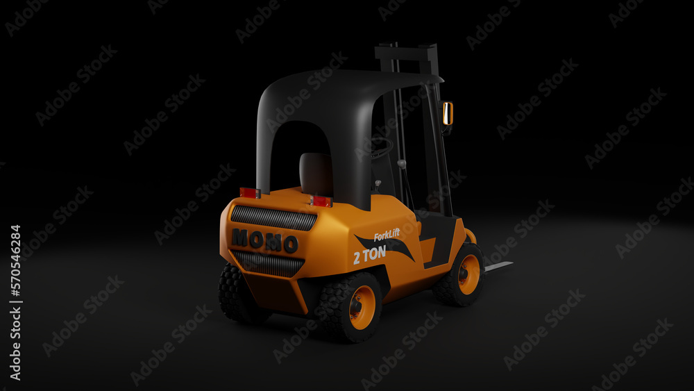 3D model concept Fork Lift 3D model concept Fork Lift