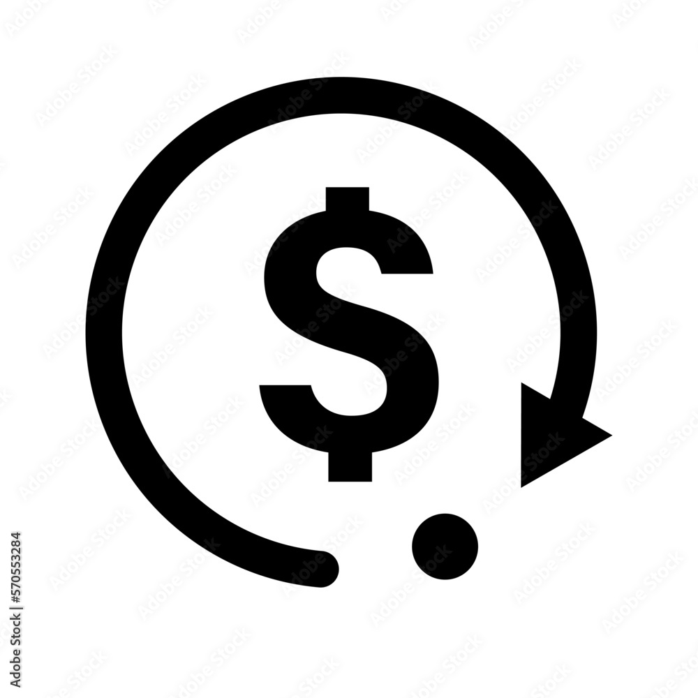 Dollar exchange icon. Dollar currency exchange. Vector. Dollar exchange icon. Dollar currency exchange. Vector.