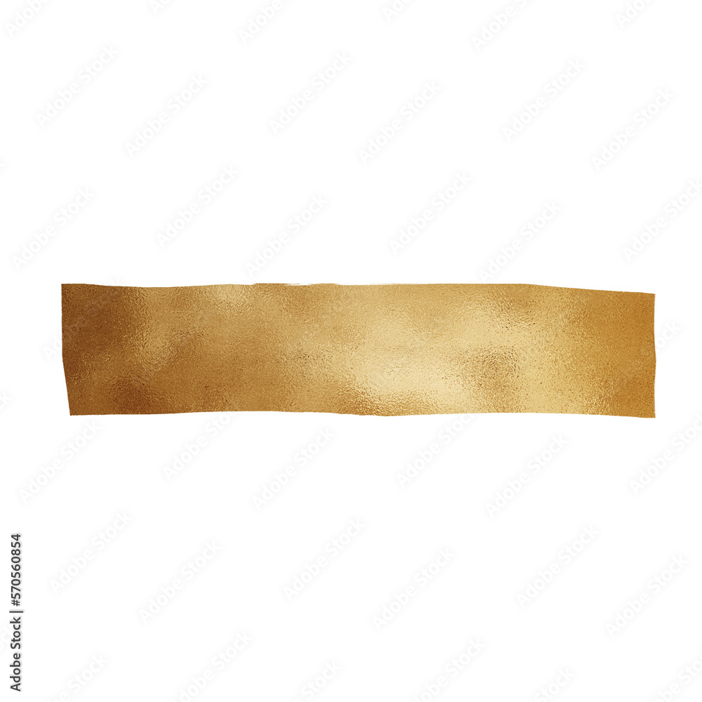 Golden Foil Ripped Paper