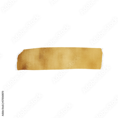 Golden Ripped Paper