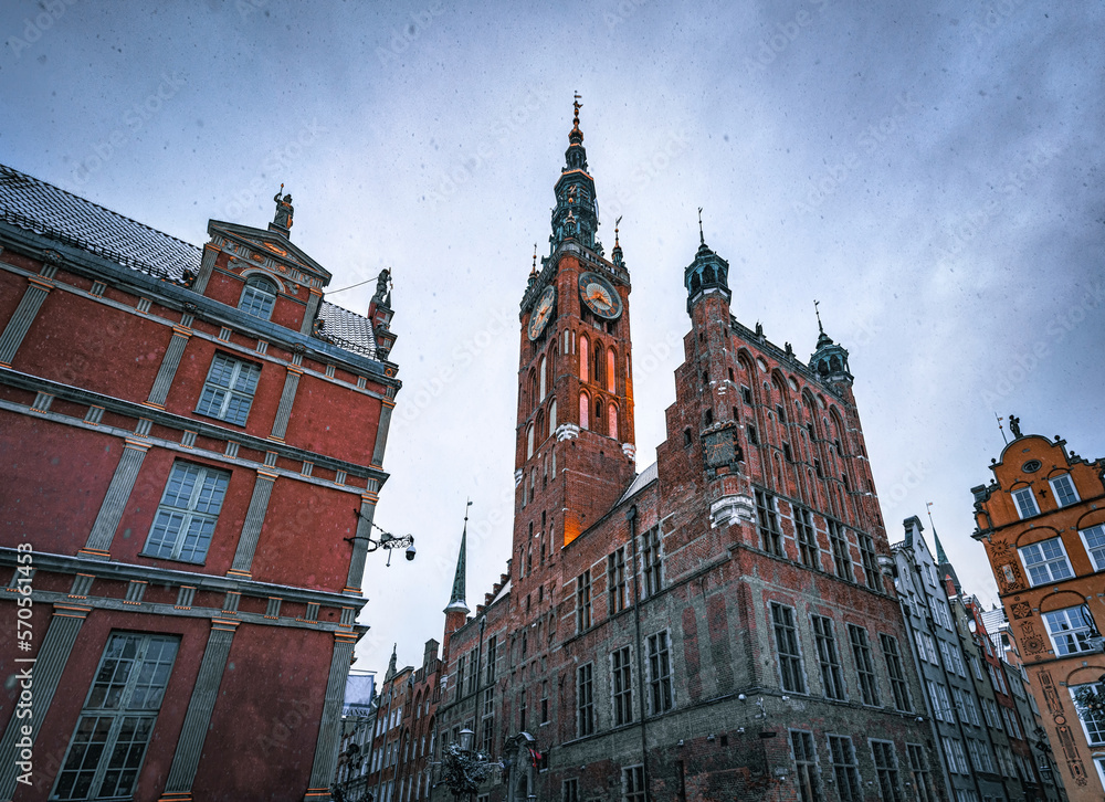 City hall in Gdańsk, Poland