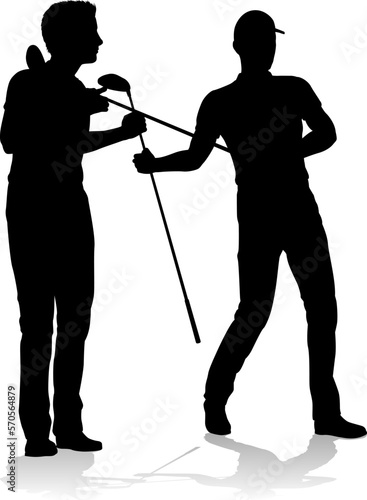 Golfer sports people playing golf