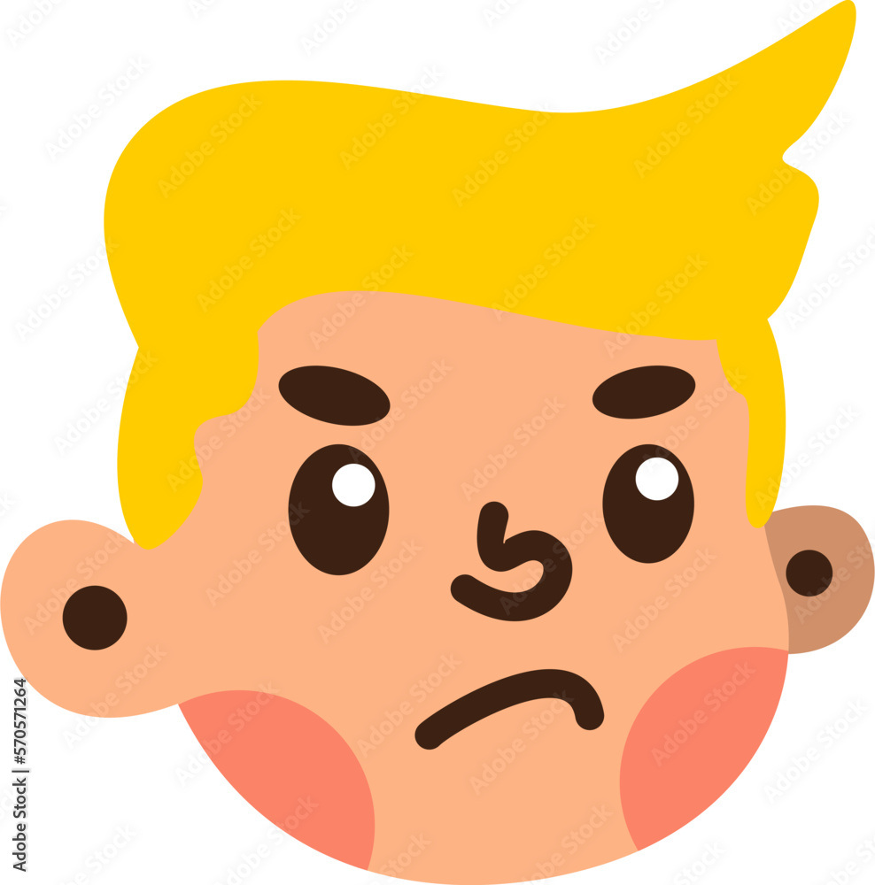 Children Head Avatar Vector Children Head Avatar Vector