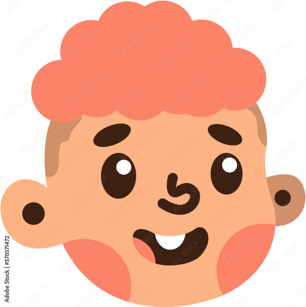 Children Head Avatar Vector Children Head Avatar Vector