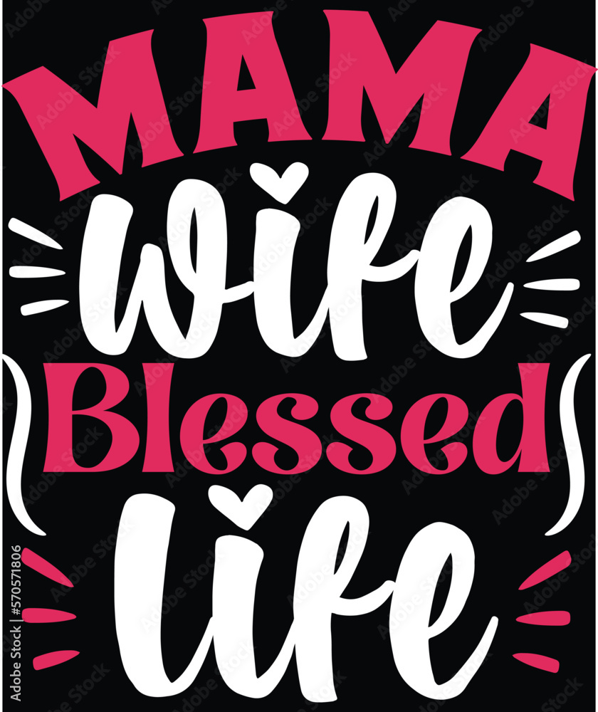 Obraz premium Mom mother day t-shirt design